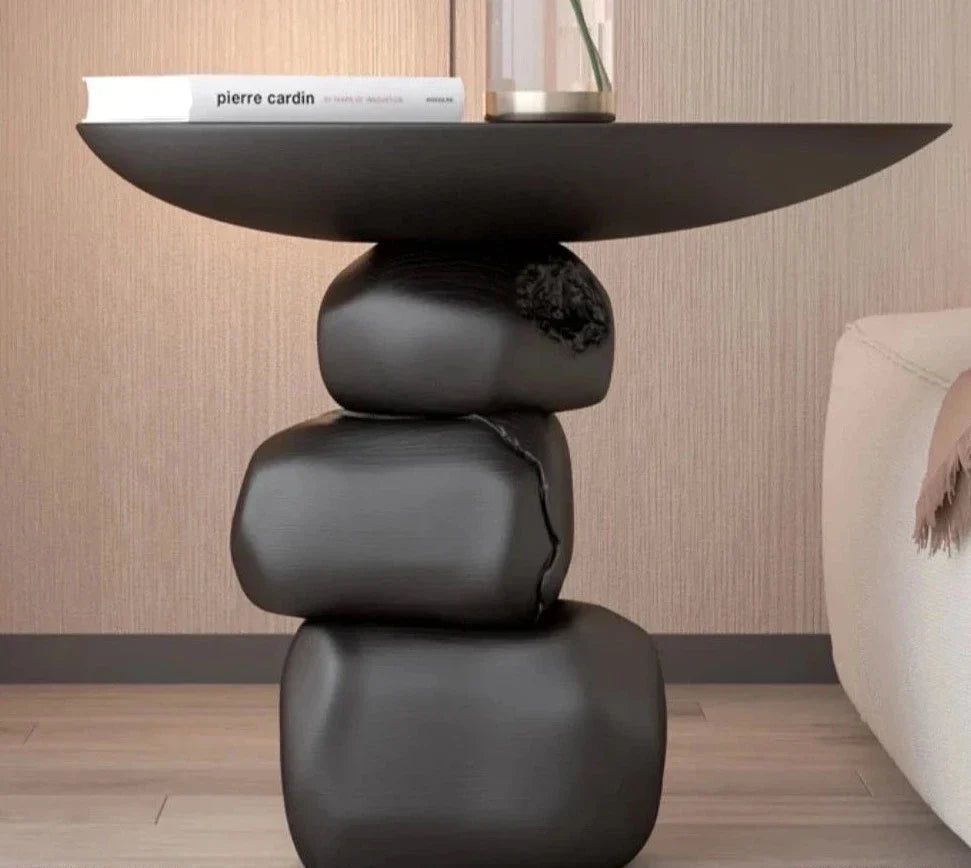 Tea Table Rocks Ernst Stones Art Rock Side Table
